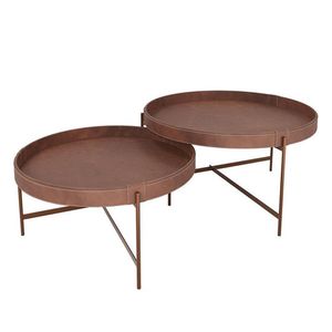 Conjunto Mesa De Centro Sala Décor 700 E 600 Pés De Metal Whisky Whisky
