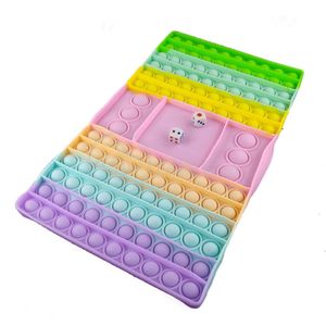 Big Pop It Pastel Silicone Brinquedo Sensorial Anti Stress