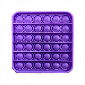 Pop It Quadrado Anti Stress Ansiedade Roxo