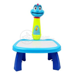 Projetor Para Desenho Infantil Aprendizagem Galinha Azul