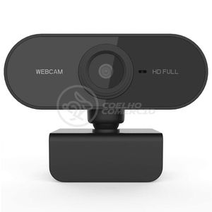 Webcam Câmera Full Hd 1080p Com Microfone Usb 2.0