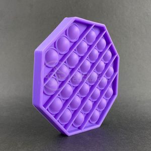 Pop It Octogonal Anti Stress Ansiedade Roxo