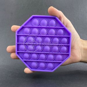 Pop It Octogonal Anti Stress Ansiedade Roxo