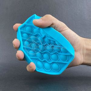 Pop It Octogonal Anti Stress Ansiedade Azul