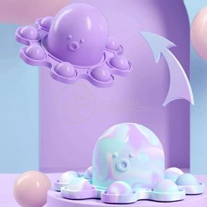Chaveiro Polvo Reversível Pop It Anti Stress Apertar Tiktok