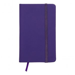 Caderneta Tipo Moleskine Agenda Escrever Estudar 13X8 Bolso Cor Roxo