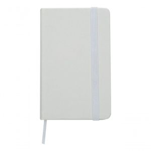 Caderneta Tipo Moleskine Agenda Escrever Estudar 13X8 Bolso Cor Branco