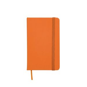 Caderneta Tipo Moleskine Agenda Escrever Estudar 13X8 Bolso Laranja
