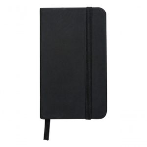 Caderneta Tipo Moleskine Agenda Escrever Estudar 13x8 Bolso Cor Preto