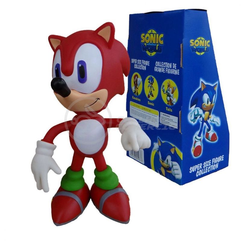 Boneco Action Figure Vermelho 23Cm Sonic - WebContinental