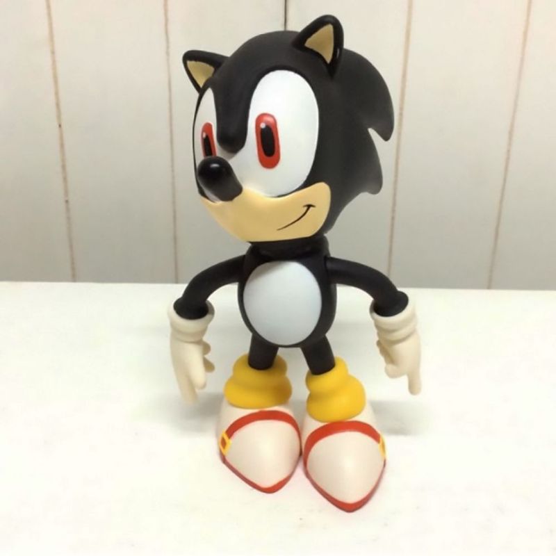Boneco Action Figure Sonic Preto Articulado 23cm - WebContinental