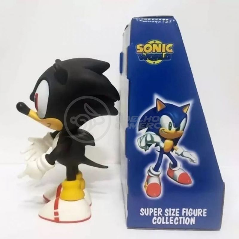 Bonecos Turma do Sonic Preto 25 cm Action Figure em Promoção na