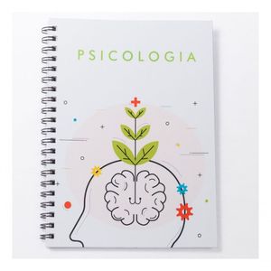 Caderno Universitário 100fls Psicologia Profissões Cor Psicologia