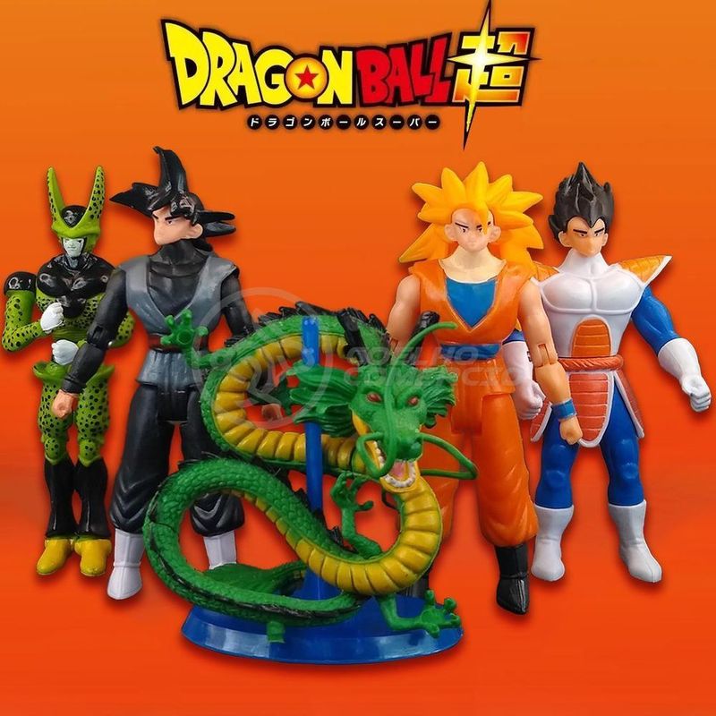 Boneco, Goku Dragão Shenron, Dragon Ball Z Super Saiyan 3