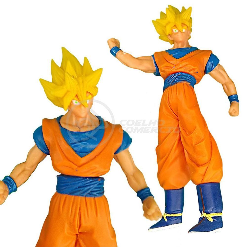 Boneco Action Figure Goku Super Sayajin 26cm Dragonball