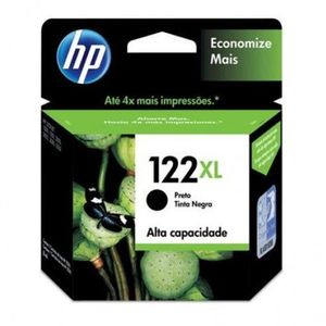 Cartucho De Tinta Hp 122Xl Preto Ch563Hb