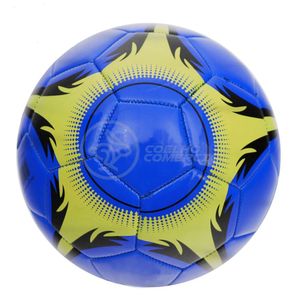 Mini Bola De Futebol Couro Sintético Tamanho 1 Azul