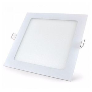 Plafon Painel Led 18w Embutir Quadrado Branco Frio Spot Teto