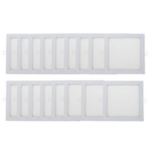 Kit 17 Plafon Painel Led Luminária Downlight 18w Embutir