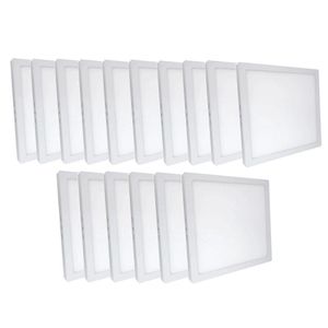 Kit 16 Plafon Painel Led Luminária Downlight 25w Sobrepor