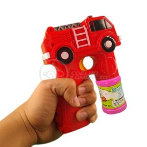 Caminhão Bombeiro Bolhudo Bolhas Sabão Infantil Vermelho 7