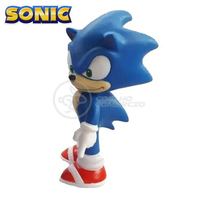 Coleção Boneco Action Figure Sonic The Hedgehog Azul 16Cm - WebContinental