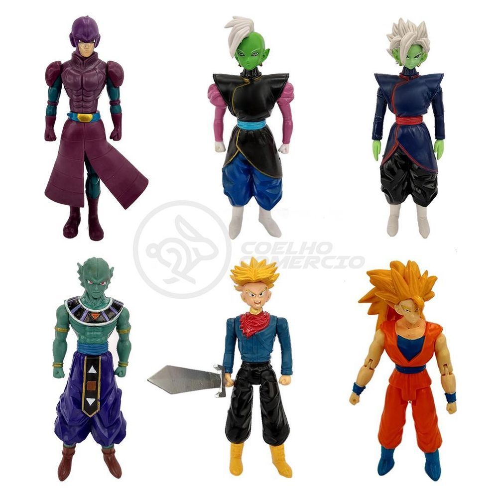 Kit 3 Bonecos Dragon Ball Super Goku Ssj, Goku Black, Goku Ssj Blue |  Produto Masculino Dragon Ball Super Nunca Usado 86368356 | enjoei