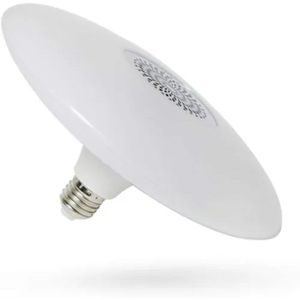 Lâmpada Musical Led Rgb 16 Cores + Luz Branca Música