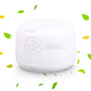 Aromatizador Umidificador Eletrônico Luz De Led Rgb 500ml