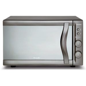 Forno Elétrico de Bancada Sonetto Vidro Espelhado 44L 127V Cinza