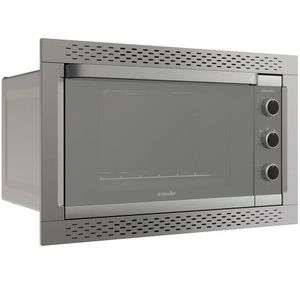 Forno Elétrico De Embutir Decorato Inox 44 Litros 220v
