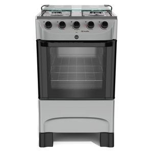 Fogão Mueller 4 Bocas Titânio Com Acendimento Automático Mfi4bb