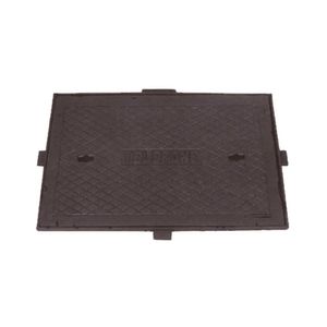 Tampa Tampão De Chão R1 Simples Ferro De Passagem 63,5X39Cm