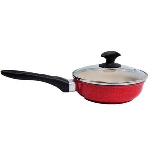 Frigideira Vermelha Antiaderente Marmorizado Javali Cb 16cm