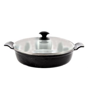 Frigideira Preto Liso Alumínio Fundido Usinado Javaliaa 30cm