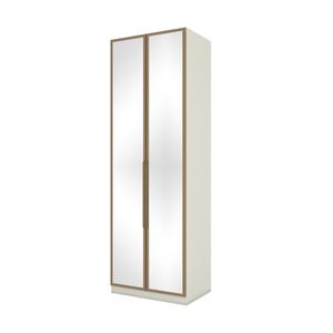 Guarda Roupa 2 Portas Espelho Cabideiro