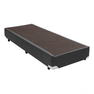 Cama Base Box Solteiro Sintético Marrom 27X88X188