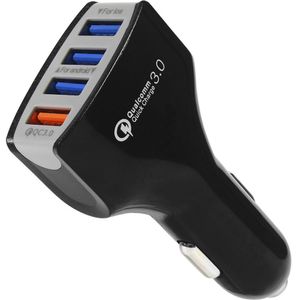 Carregador Veicular Usb 3.0 Turbo Com 4 Portas Usb Mb72086