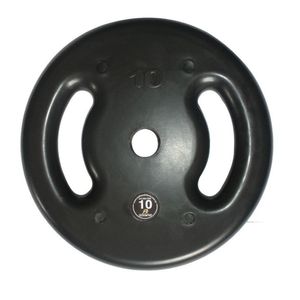 Anilha de Ferro Fundido Injetada Alça Lateral 10,0Kg
