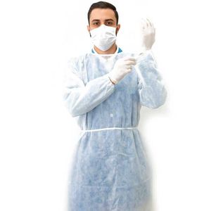 Avental Descartável Tnt 40g M/l 30 Unidades Manga Longa