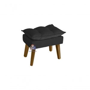 Puff Banqueta Opala Preto
