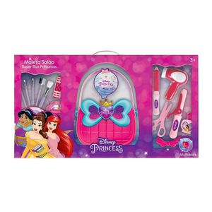 Maleta Salão De Beleza Super Box Princesas Disney Com Acessórios Multikids - Br1987 Br1987