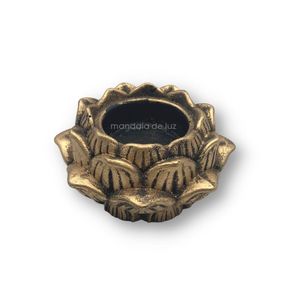 Castiçal E Incensário Flor De Lotus G