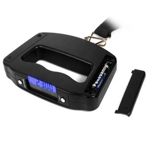 Balança Digital Portátil Mala Bagagem 50kg Preto
