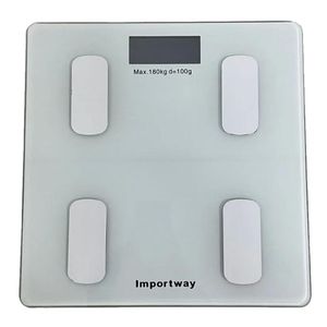 Balança Digital Bioimpedância Bluetooth 180kg Branco