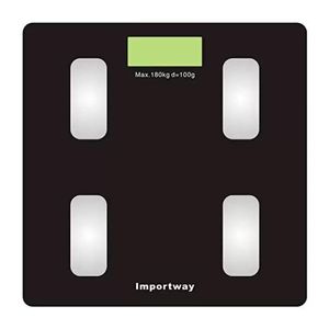 Balança Digital Bioimpedância Bluetooth 180kg Preto