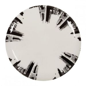 Cobertura Cerâmica Decorada Para Válvula De Lavatório Japi Branco