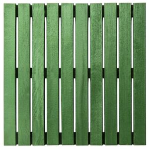 Deck Colorido Painel Modular 50x50 Isabela Revestimentos Placa Verde Folha