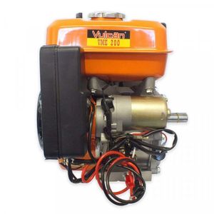 Motor Estacionário A Gasolina 6,5hp Vme200 Motores Estacionários Vulcan Equipamentos Laranja