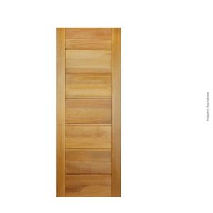 Folha De Porta 210x60cm Tauari Bbb Mapaf Marrom Claro